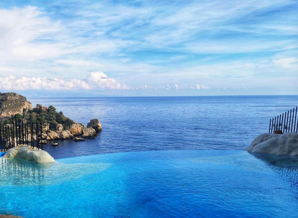 Villa Infinity Vista Mare E Relax Taormina Bagian luar foto